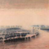 A misty stuttering of light