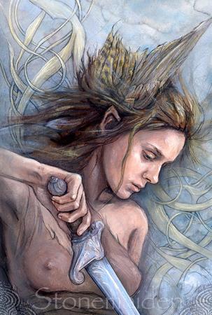 Blade Of Sky ~ ( Page Of Swords )