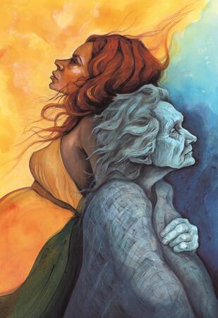 Cailleach In Blue And Gold