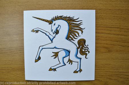 Unicorn greetings card