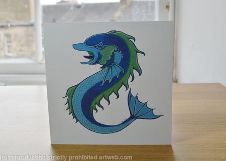 Dolphin greetings card