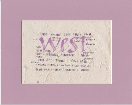 Scottish Calligraphy - West of Scotland