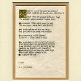 ATLAS poem original calligraphy