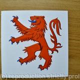 Lion Rampant greetings card