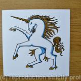 Unicorn greetings card