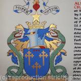 Supporter coat of the Arms of Alexander Rattray of Craighall-Rattray and of that Ilk, younger