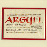 Argyll calligraphy 