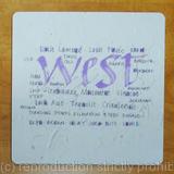 Calligraphy placemats tablemats West of Scotland places print