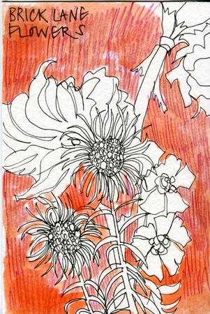 Columbia Road market flowers