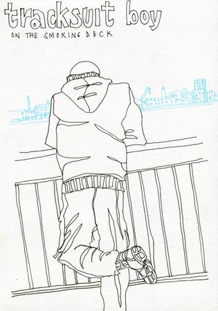 Tracksuit boy on the Calais ferry