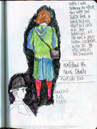 Watching the Neon Saints Band, Brighton