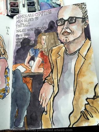 Watching the football world cup 2016