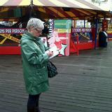 Sketchcrawl on Brighton Pier
