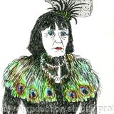 Peacock Cloak from Pinterest