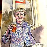 First Pimms of the Summer