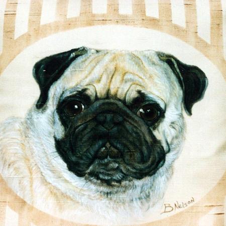 Pug Cushion