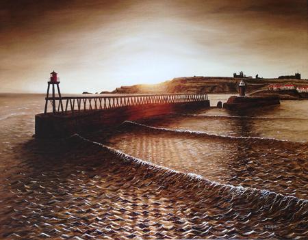 Whitby East Pier Sunrise 2