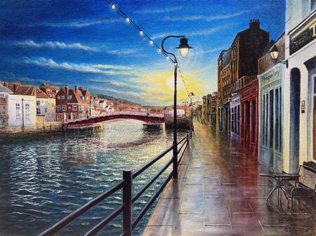 Marine Parade sunlight (Whitby)