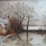 Willy Lott's Cottage Winter (Haywain)