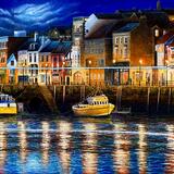 Marine Parade Whitby night lights