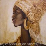 african woman with headscarf