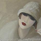 1920s 3 women in white