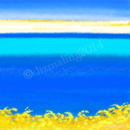 Blue Sea and Gorse