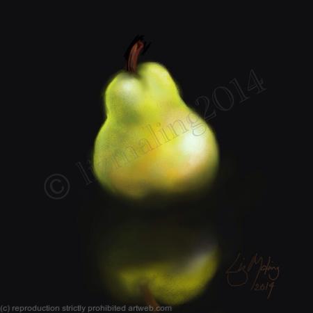 Pear on Granite