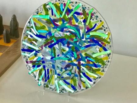 Blue Dichroic Plate