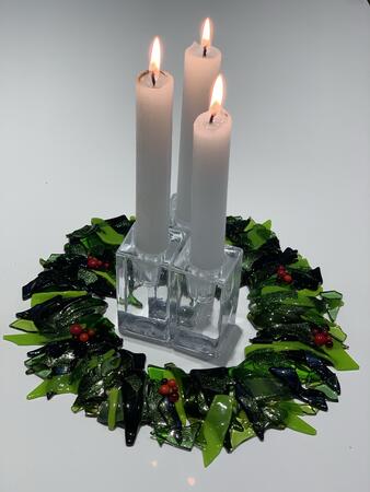 Christmas Holly Table Centrepiece 1
