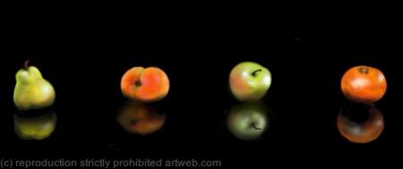 Four Fruits on Granite