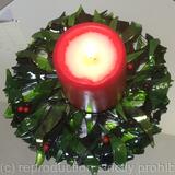 Christmas Holly Table Centrepiece 2