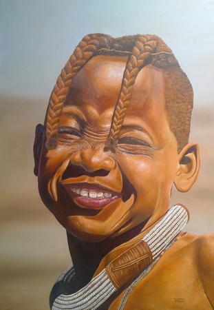 Genuine smile- Himba girl