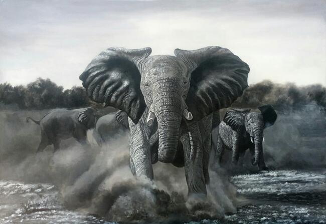 Storming Elephant
