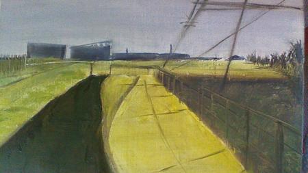 Pylon and factories: Walthamstow marshes