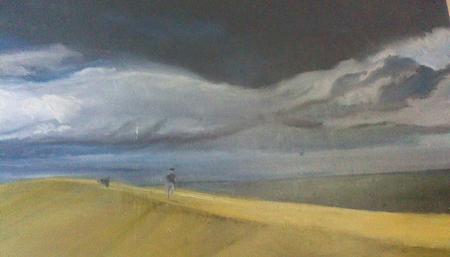 Sizewell: storm approaching