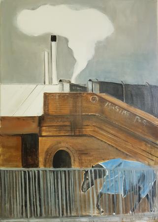 Factories by the Lea, winter