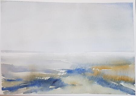 Imagined Landscape, blue