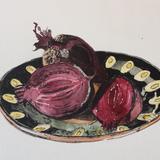 Beetroot  on  a  Russian  plate 