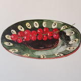 Redcurrants on a Russian  Plate
