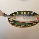 Sardine on a Russian  plate 