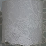Lace drum shade