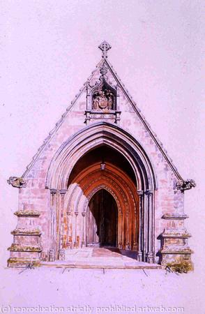 Chapel Entrance. Marlborough College