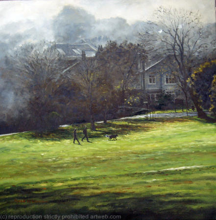 November morning, Brockwell park.