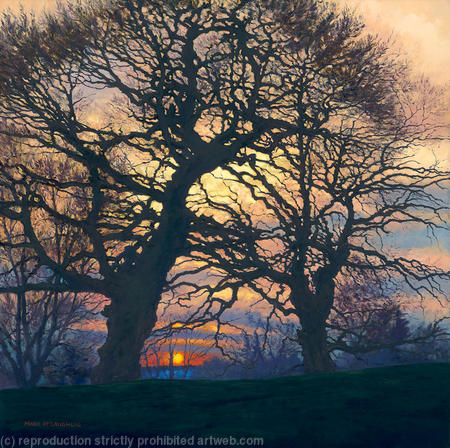 March evening, Brockwell Park