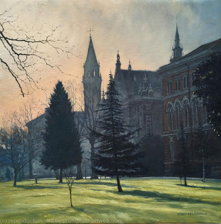 Morning Mist, Dulwich College.
