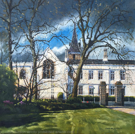 Spring morning, Dulwich Chapel