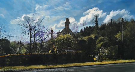 Spring morning, Chipstead Valley