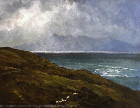 Mist over Rum. Isle of Skye