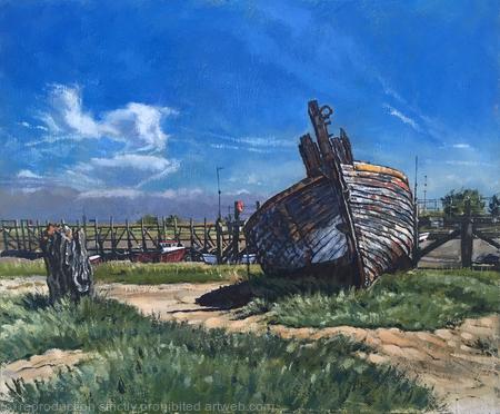 Summer heat, Rye Harbour